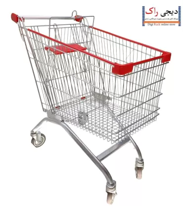 کالسکه خرید فروشگاهی 125 لیتر صنایع مفتولی آریا توس - 1